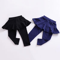 Toddler Girls Solid Culottes Casual Leggings Toddler Girls Wholesale - PrettyKid