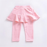 Toddler Girls Solid Culottes Casual Leggings Toddler Girls Wholesale - PrettyKid