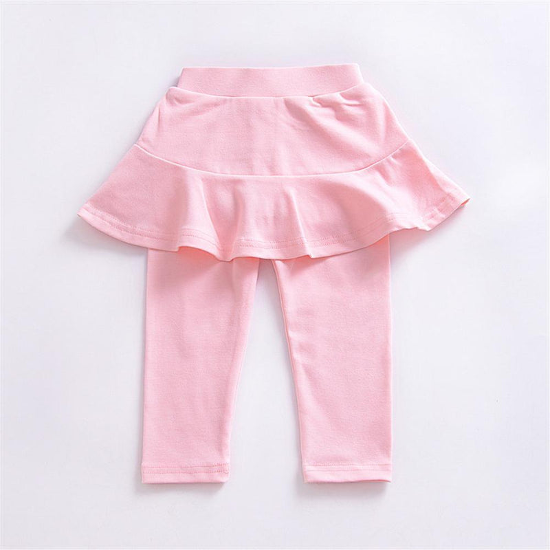 Toddler Girls Solid Culottes Casual Leggings Toddler Girls Wholesale - PrettyKid