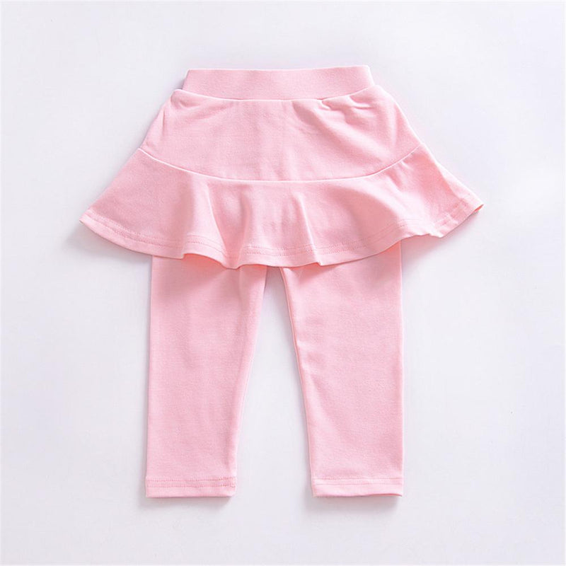 Toddler Girls Solid Culottes Casual Leggings Toddler Girls Wholesale - PrettyKid