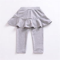Toddler Girls Solid Culottes Casual Leggings Toddler Girls Wholesale - PrettyKid