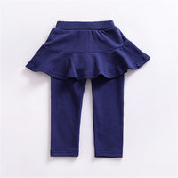 Toddler Girls Solid Culottes Casual Leggings Toddler Girls Wholesale - PrettyKid