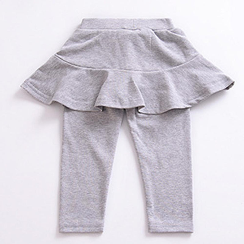 Toddler Girls Solid Culottes Casual Leggings Toddler Girls Wholesale - PrettyKid