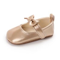 Baby Girls Solid Cute PU Magic Tape Shoes Wholesale Baby Shoes - PrettyKid