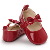 Baby Girls Solid Cute PU Magic Tape Shoes Wholesale Baby Shoes - PrettyKid