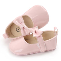 Baby Girls Solid Cute PU Magic Tape Shoes Wholesale Baby Shoes - PrettyKid