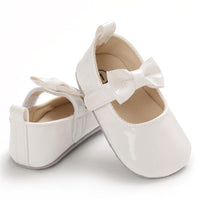 Baby Girls Solid Cute PU Magic Tape Shoes Wholesale Baby Shoes - PrettyKid