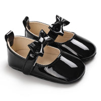 Baby Girls Solid Cute PU Magic Tape Shoes Wholesale Baby Shoes - PrettyKid