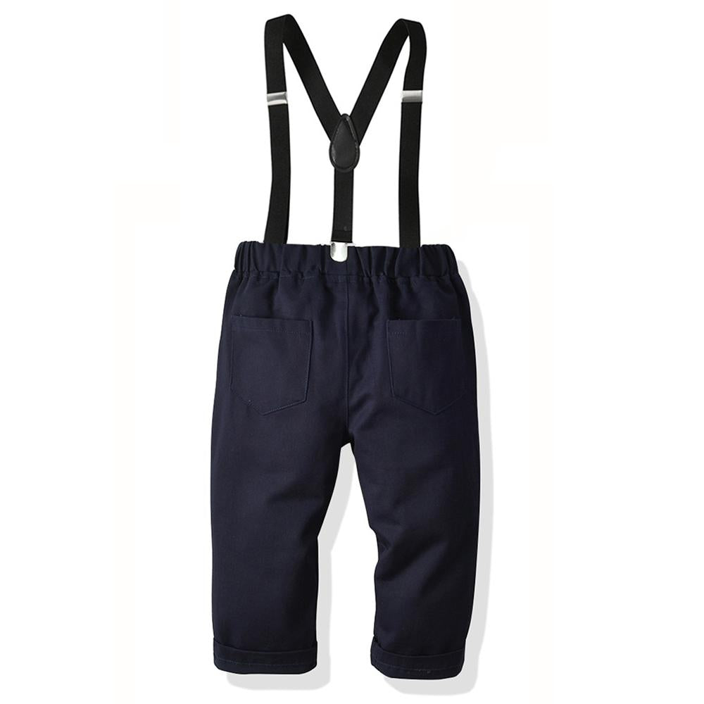 Toddler Boys Solid Daily Overalls Children's Wholesale Boutique Clothing - PrettyKid