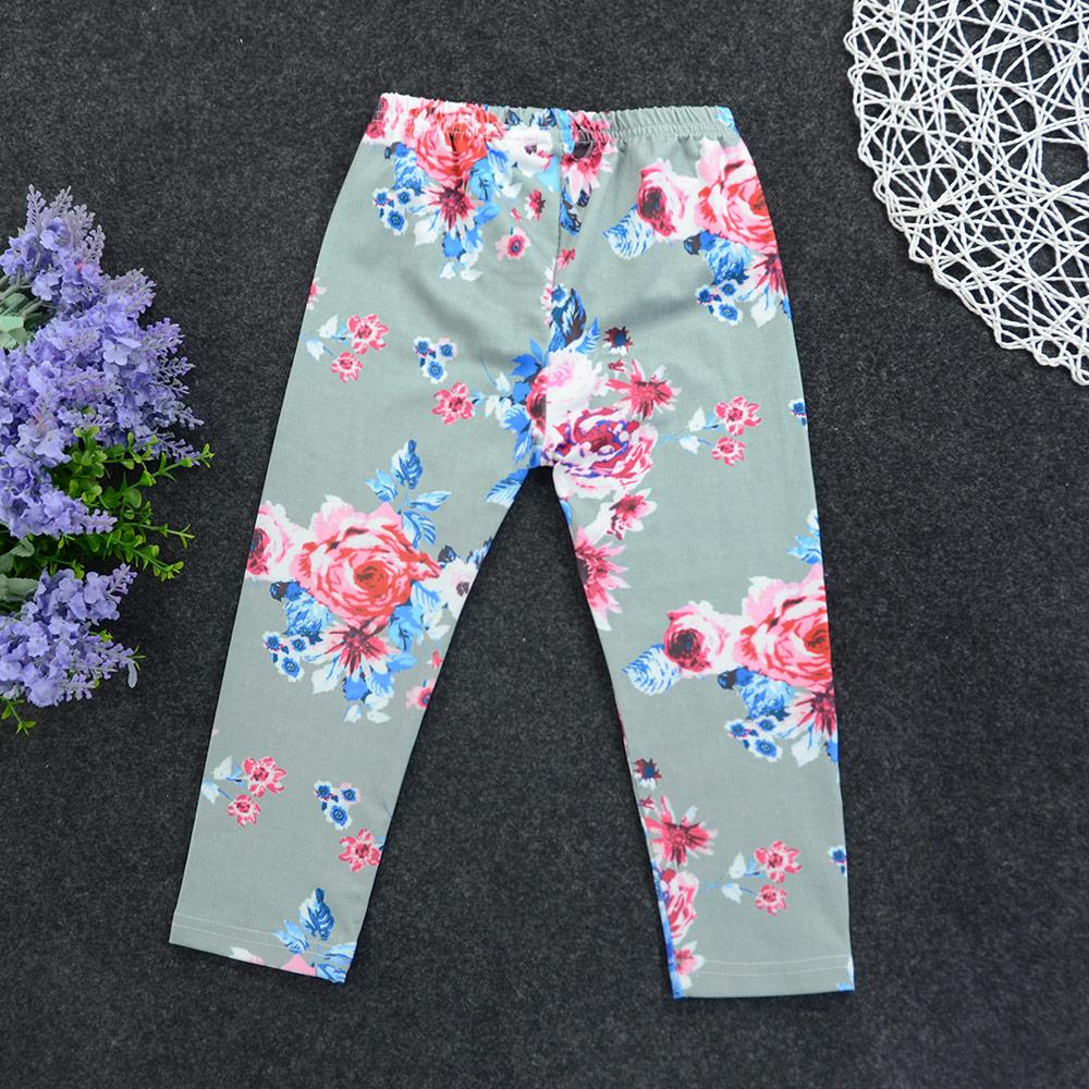 Girls Solid Flared Sleeve Top & Floral Pants Wholesale Girls Clothes - PrettyKid