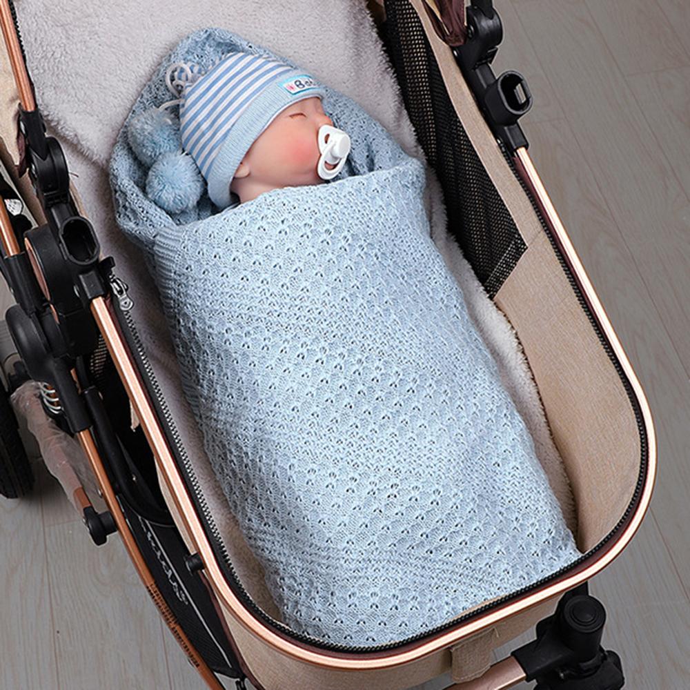 Baby Solid Hollow Out Breathable Wholesale Cute Baby Blankets - PrettyKid