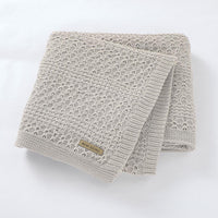 Baby Solid Hollow Out Breathable Wholesale Cute Baby Blankets - PrettyKid