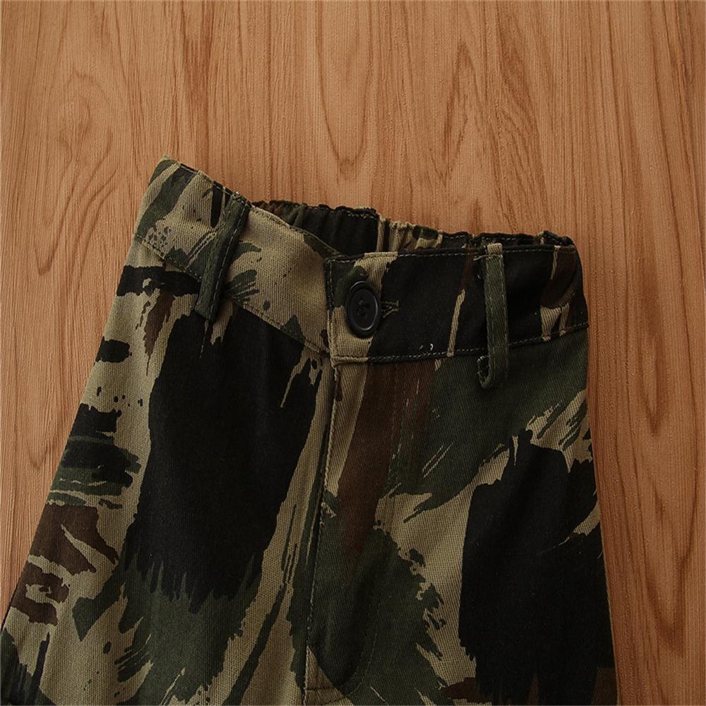 Girls Hooded Long Sleeve Top & Camo Pants & Headband Wholesale Girls - PrettyKid