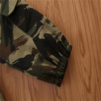 Girls Hooded Long Sleeve Top & Camo Pants & Headband Wholesale Girls - PrettyKid