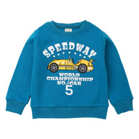 Boys Solid Letter Printed Long Sleeve Tees Wholesale - PrettyKid