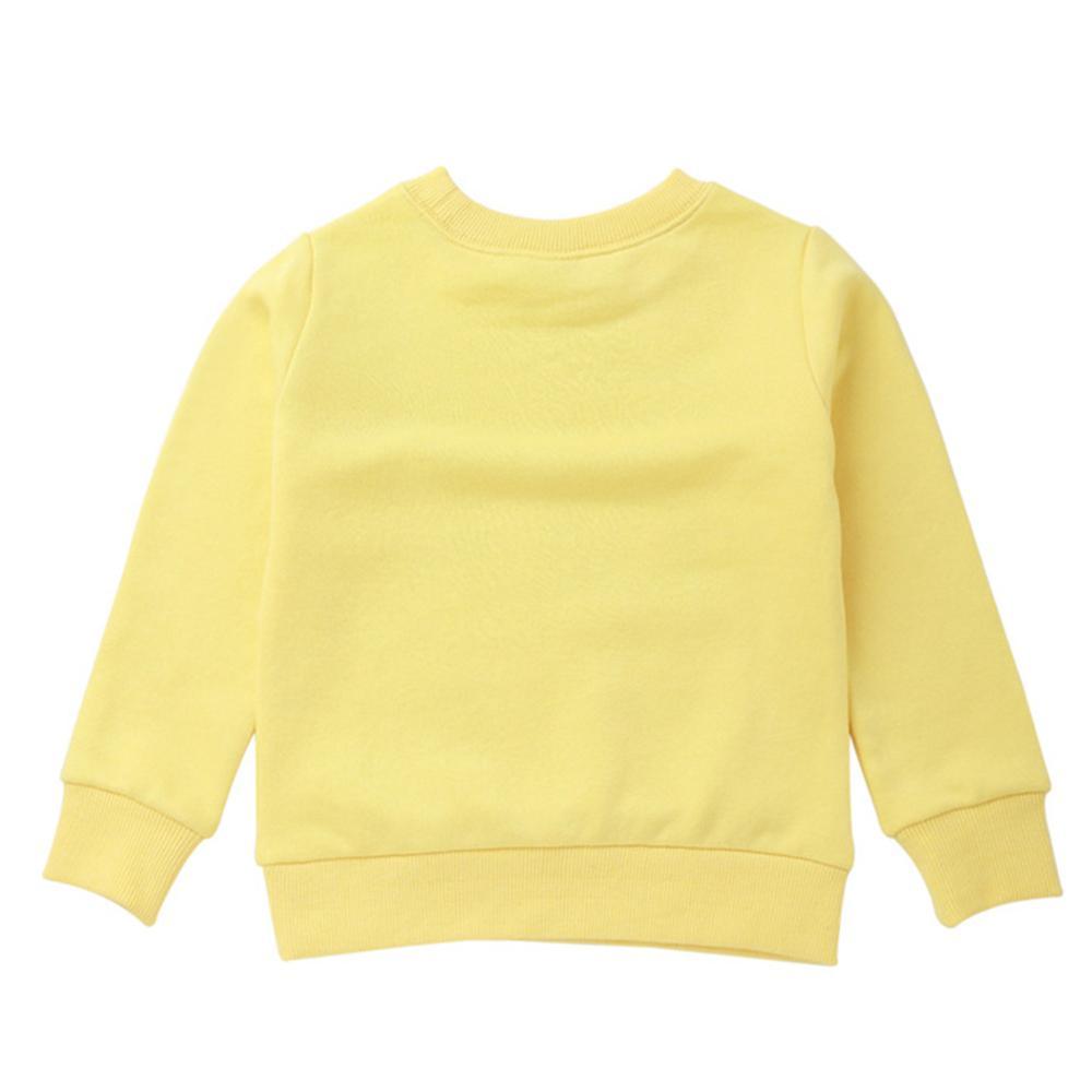 Boys Solid Long Sleeve Cartoon Casual Tops Wholesale - PrettyKid