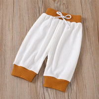 Girls Solid Long Sleeve Crew Neck Tops & Pants - PrettyKid