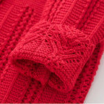 Baby Girls Solid Long Sleeve Sweet Cardigan Sweater Jackets - PrettyKid