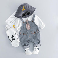 Baby Boys Solid Long Sleeve Top & Pants - PrettyKid