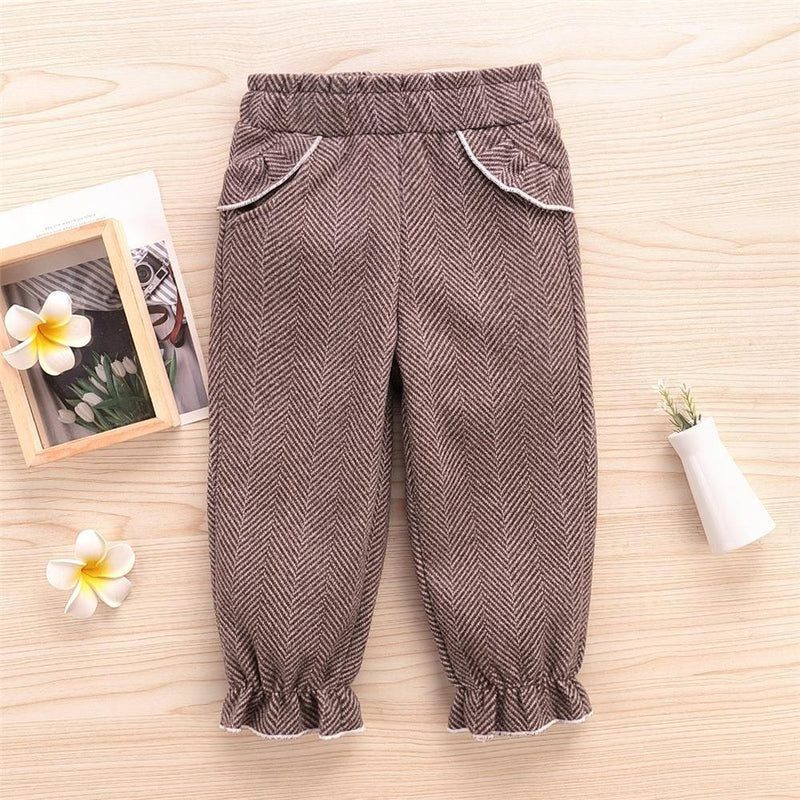 Girls Solid Loose Casual Lantern Wholesale Little Girl Boutique Clothing - PrettyKid