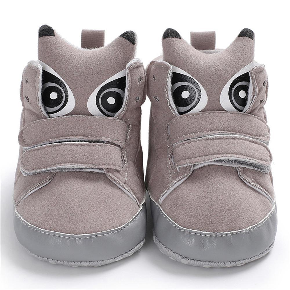 Baby Unisex Solid Magic Tape Cartoon Sneakers Wholesale Shoes Kids - PrettyKid