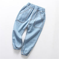 Unisex Solid Pocket Casual Jeans - PrettyKid