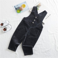 Boys Solid Pocket Daily Jumpsuits - PrettyKid