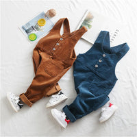 Boys Solid Pocket Daily Jumpsuits - PrettyKid