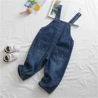 Boys Solid Pocket Daily Jumpsuits - PrettyKid