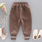 Boys Solid Pocket Elastic Waist Pants Wholesale Boys Boutique Clothing - PrettyKid