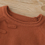 Girls Solid Pocket Pullover Sweaters Girls Boutique Wholesale - PrettyKid