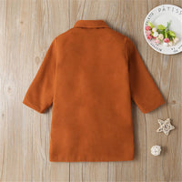 Unisex Solid Pockets Long Sleeve Coat Wholesale Kids Boutique Clothing - PrettyKid
