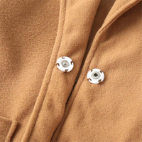 Unisex Solid Pockets Long Sleeve Coat Wholesale Kids Boutique Clothing - PrettyKid