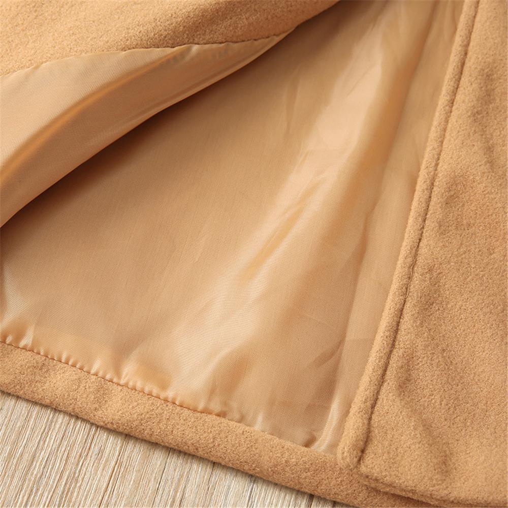 Unisex Solid Pockets Long Sleeve Coat Wholesale Kids Boutique Clothing - PrettyKid