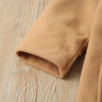 Unisex Solid Pockets Long Sleeve Coat Wholesale Kids Boutique Clothing - PrettyKid