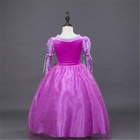 Girls Solid Princess Dress - PrettyKid