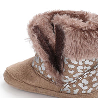 Baby Girls Solid Printed Winter Fur Boots Wholesale Children Shoes - PrettyKid