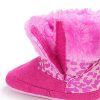 Baby Girls Solid Printed Winter Fur Boots Wholesale Children Shoes - PrettyKid