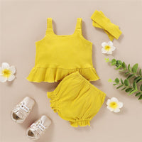Baby Girls Black Flying Sleeve Romper & Leopard Shorts baby clothes wholesale usa - PrettyKid