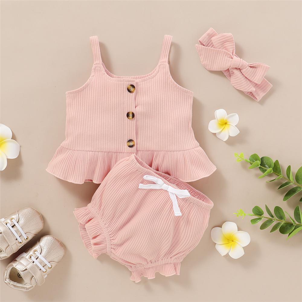Baby Girls Black Flying Sleeve Romper & Leopard Shorts baby clothes wholesale usa - PrettyKid