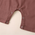 Girls Solid Suspender Pocket Jumpsuits - PrettyKid