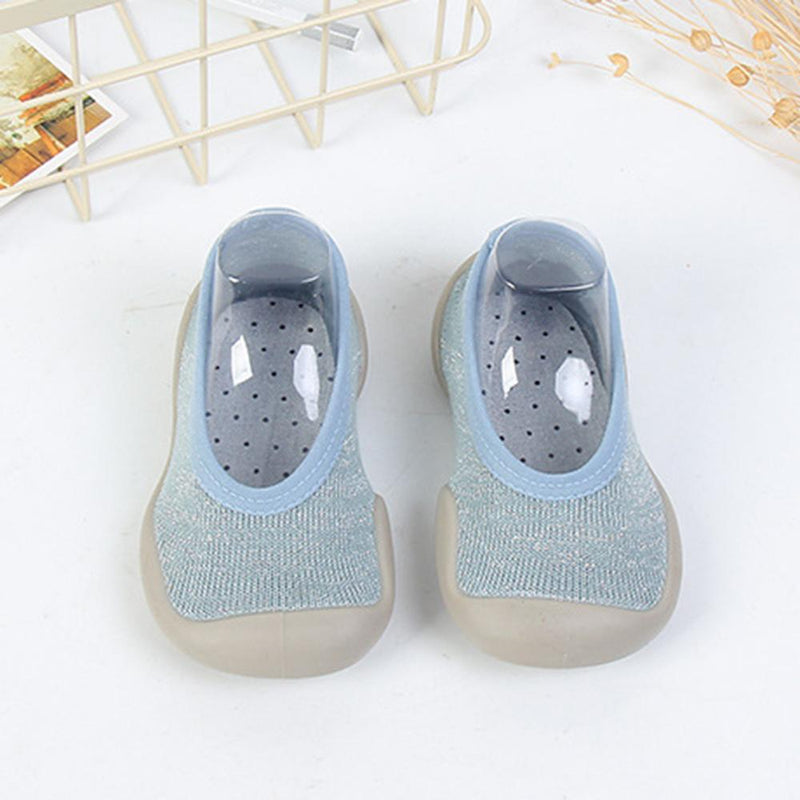 Baby Solid Toddler Socks Shoes Non-slip Flats - PrettyKid