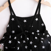 Girls Star Button Sling Jumpsuit Trendy Kids Wholesale Clothing - PrettyKid