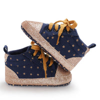 Baby Unisex Star Lace-up Sneakers Wholesale - PrettyKid