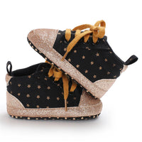 Baby Unisex Star Lace-up Sneakers Wholesale - PrettyKid