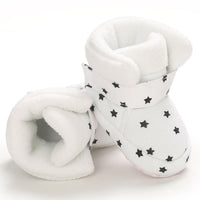 Baby Girls Star Magic Tape Snow Boots Wholesale Kid Shoes - PrettyKid