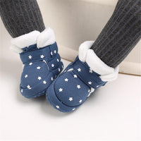 Baby Girls Star Magic Tape Snow Boots Wholesale Kid Shoes - PrettyKid