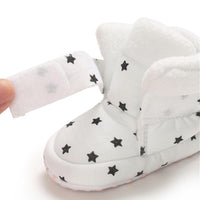 Baby Girls Star Magic Tape Snow Boots Wholesale Kid Shoes - PrettyKid