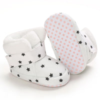 Baby Girls Star Magic Tape Snow Boots Wholesale Kid Shoes - PrettyKid