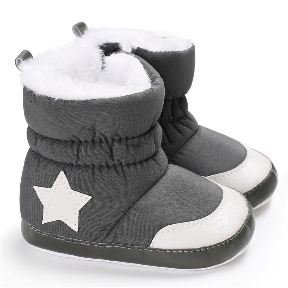 Baby Star Soft Soled Toddler Snow Boots - PrettyKid